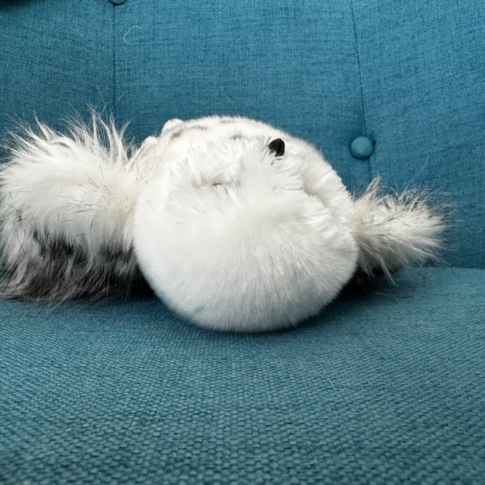 Douglas Plush Snowy Owl Harry Potter Hedwig Black White Soft 8" - Picture 7 of 11